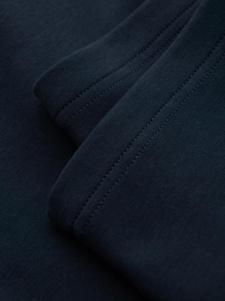 Ombre Clothing Herren-Trainingshose mit gerader Beinhose und Gummidetails - dunkelblau V2 OM-PASK-0281 Ombre Clothing