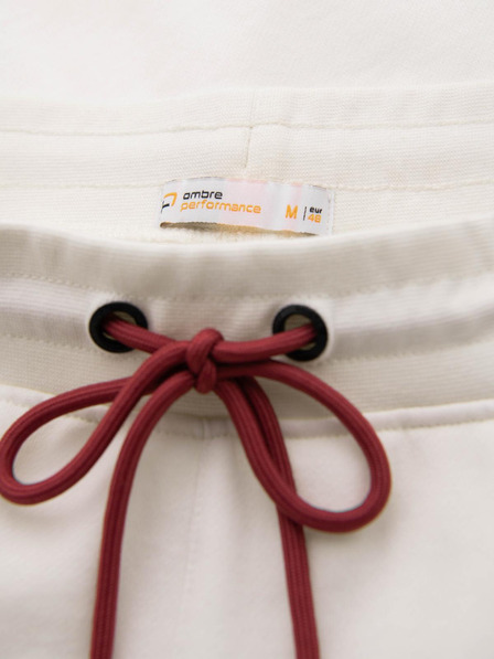 Ombre Clothing Herren-Sportshose mit Einfassung - creme V2 OM-PASK-0284 Ombre Clothing