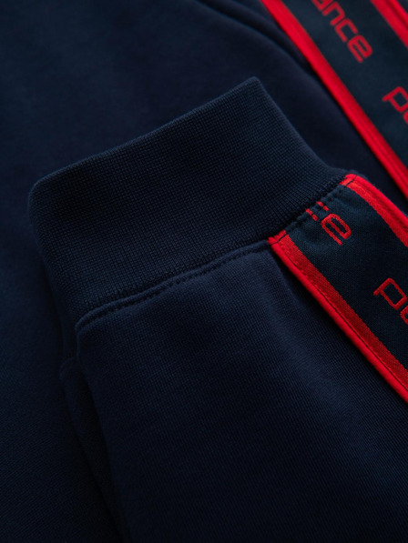 Ombre Clothing Herren-Sportshose mit Einfassung - dunkelblau V3 OM-PASK-0284 Ombre Clothing