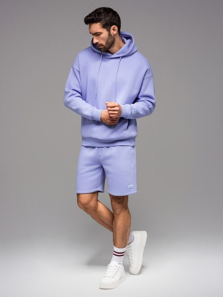 Ombre Clothing UNISEX Trainingsanzug Hoodie + Shorts - Lavendel V9 Z110 Ombre Clothing