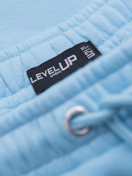 Ombre Clothing Unisex-Trainingsshorts mit geripptem Bund - blau V8 OU-SRBC-0101 Ombre Clothing