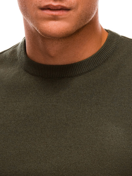 Edoti Herrenpullover - olivgrün V7 EM-SWBS-0100 EDOTI