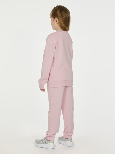 Under Armour Mädchen-Set Under Armour UA RIVAL CREWNECK SET-PNK