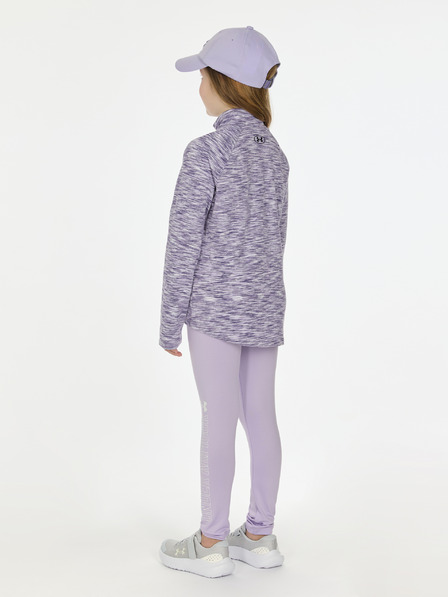 Under Armour Mädchen-Set Under Armour UA 1/4 ZIP LEGGING SET-PPL