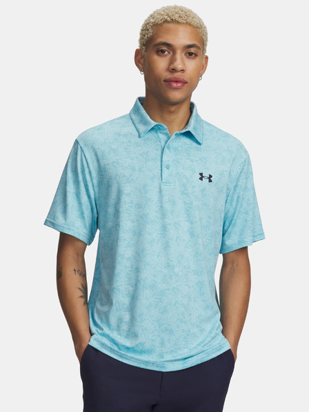 Under Armour Herren T-Shirt Under Armour UA Playoff 3.0 Printed Polo-BLU