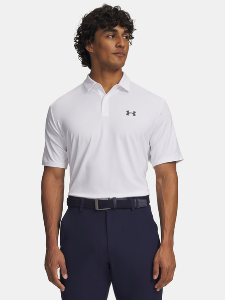 Under Armour Herren-Poloshirt Under Armour UA Matchplay Polo-WHT