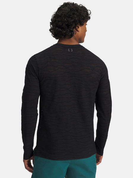 Under Armour Herren-T-Shirt Under Armour UA Halo Jacquard LS-BLK