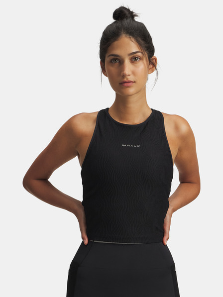 Under Armour Damen-Tanktop Under Armour UA Halo Jacquard Knit Tank-BLK
