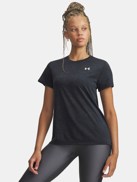 Under Armour Damen-T-Shirt Under Armour Tech Pixelate SSC-BLK