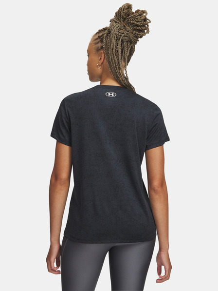 Under Armour Damen-T-Shirt Under Armour Tech Pixelate SSC-BLK