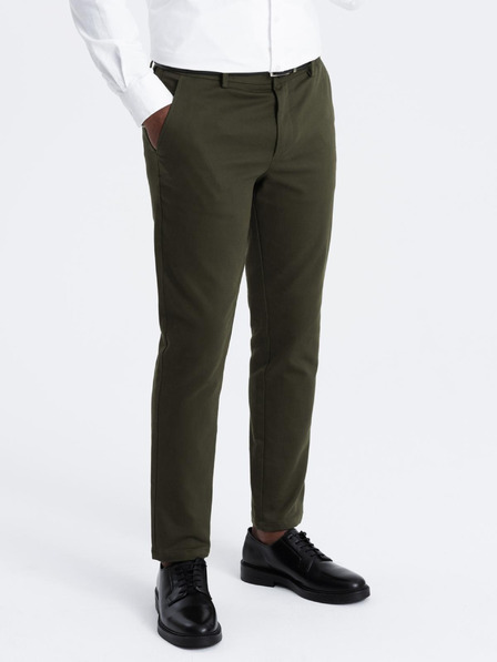 Ombre Clothing Dunkelgrün Herren Chino Hose Ombre Kleidung
