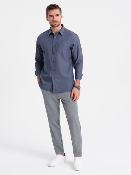 Ombre Clothing Graue Herren-Chinohose Ombre Kleidung