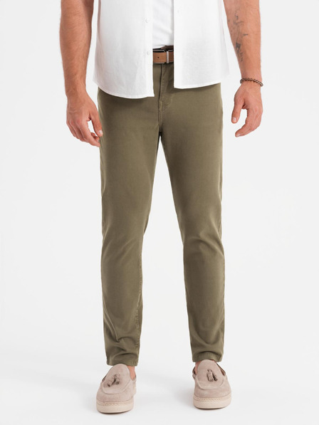 Ombre Clothing Khaki Herren Chino Hose Ombre Clothing