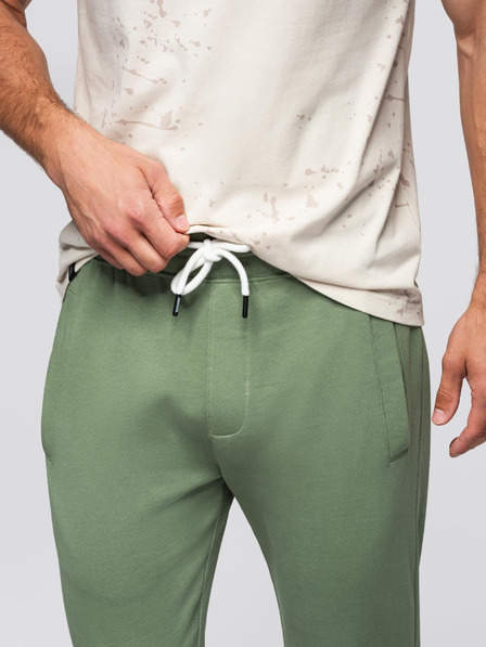 Ombre Clothing Grüne Herren-Sweatpants Ombre Kleidung