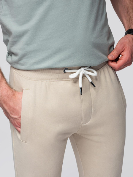 Ombre Clothing Herren Sweatpants Beige Ombre Kleidung