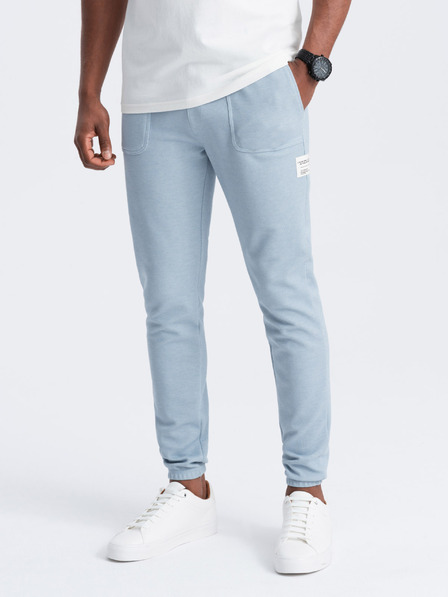 Ombre Clothing Hellblau Herren Sweatpants Ombre Kleidung