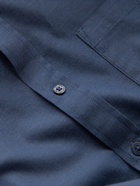 Ombre Clothing Dunkelblau Herrenhemd Ombre Kleidung