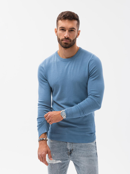 Ombre Clothing Hellblau Herren Pullover Ombre Kleidung