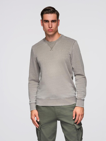 Ombre Clothing Beige Herren-Sweatshirt Ombre Kleidung