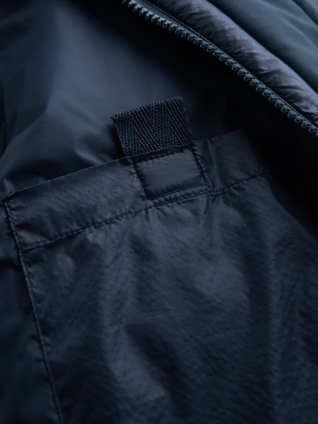 Ombre Clothing Herren Steppjacke lang mit großen Taschen Ombre Clothing