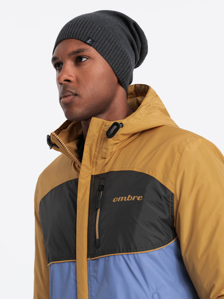 Ombre Clothing Herren Baumwollstrick-Wintermütze Ombre Kleidung