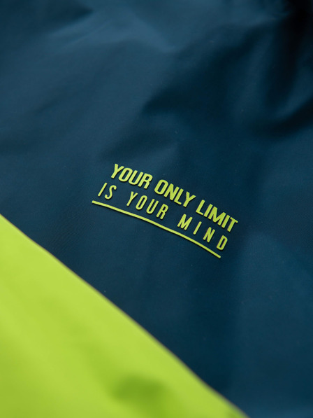 Ombre Clothing Grüne und petrolfarbene Herren-Sportjacke von Ombre Clothing