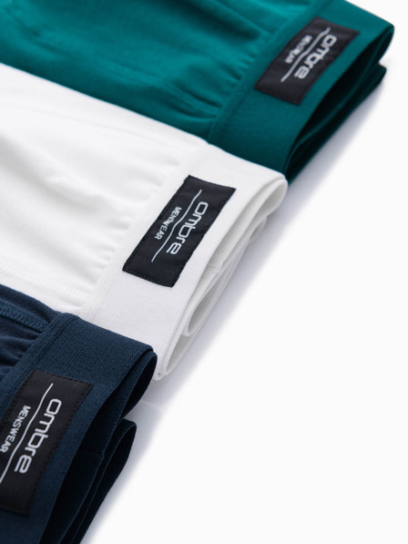 Ombre Clothing Unifarbene BASIC Boxershorts für Herren mit Elastan Ombre Clothing