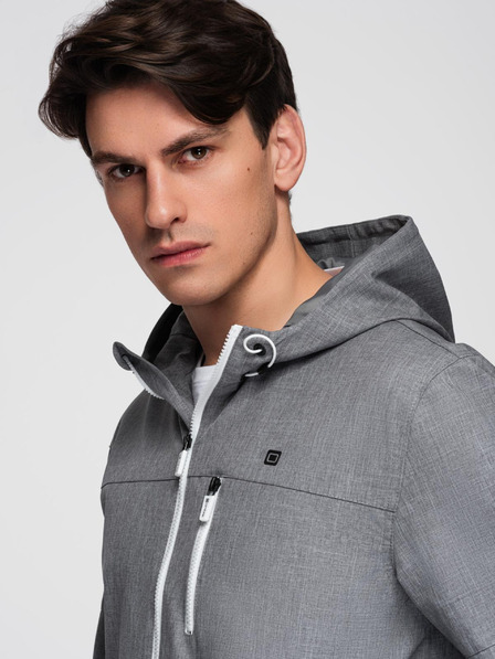 Ombre Clothing Leichte, mit Fleece gefütterte Herren-Sportjacke Ombre Clothing
