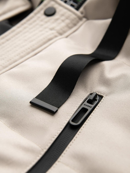 Ombre Clothing Lange Herren-Parka-Jacke mit Kapuze Ombre Clothing