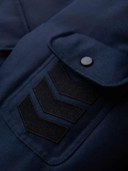 Ombre Clothing Lange Herren-Parka-Jacke mit Kapuze Ombre Clothing