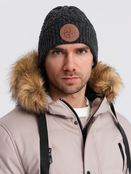 Ombre Clothing Ombre Clothing Herrenmütze mit runder Applique