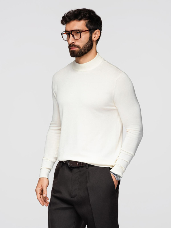 Ombre Clothing Herren Strick-Rollkragenpullover mit Viskose Ombre Kleidung