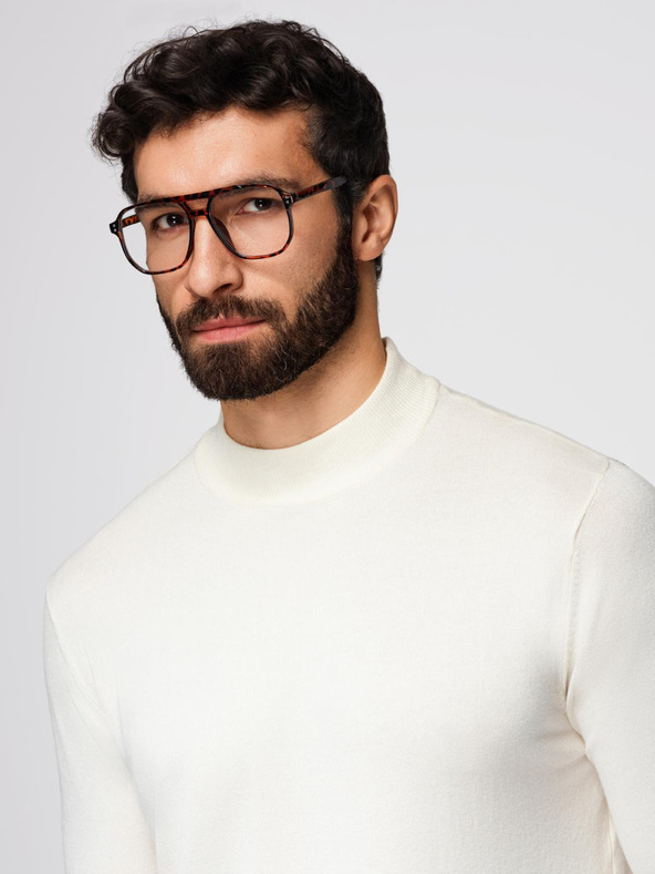 Ombre Clothing Herren Strick-Rollkragenpullover mit Viskose Ombre Kleidung
