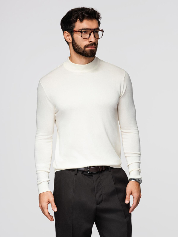 Ombre Clothing Herren Strick-Rollkragenpullover mit Viskose Ombre Kleidung