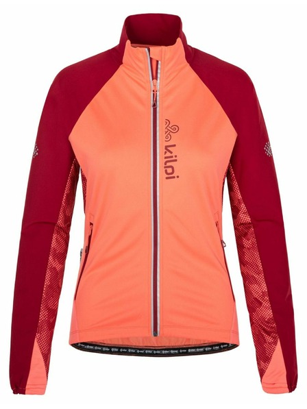 Kilpi Rote und korallfarbene Kilpi Nordim-W Sportjacke für Damen