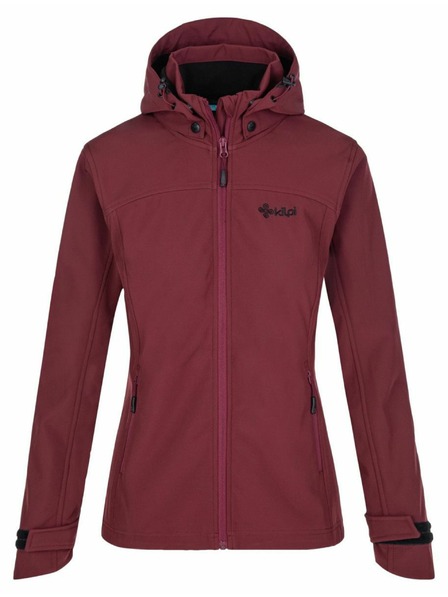 Kilpi Burgunderfarbene Damen-Softshell-Jacke Kilpi RAVIA