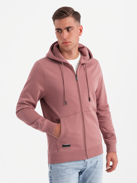 Ombre Clothing Herren Baumwoll-Sweatjacke BASIC Ombre Clothing