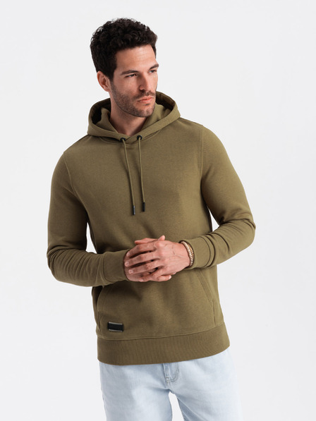 Ombre Clothing Herren Baumwoll-Kapuzenpullover BASIC mit Kängurutasche Ombre Clothing
