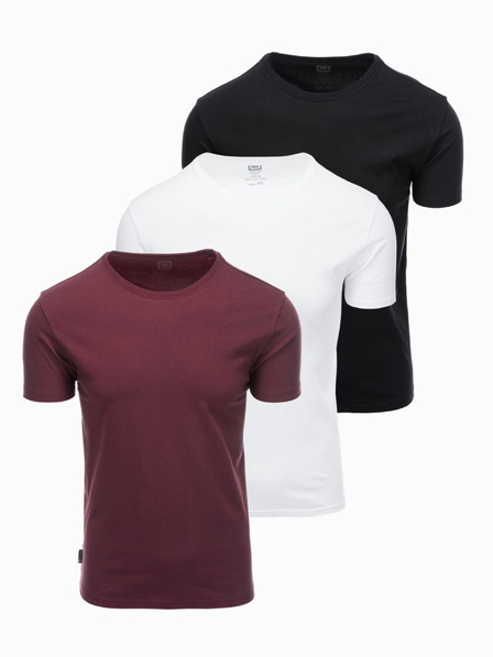 Ombre Clothing Herren-T-Shirt ohne Druck - Mix 3 Stück Z29 Ombre Clothing