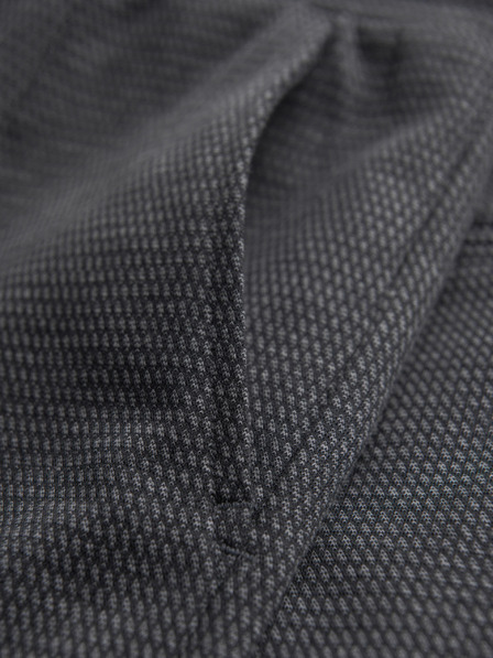 Ombre Clothing Herren strukturierte gestrickte Shorts mit elastischem Bund von Ombre Clothing