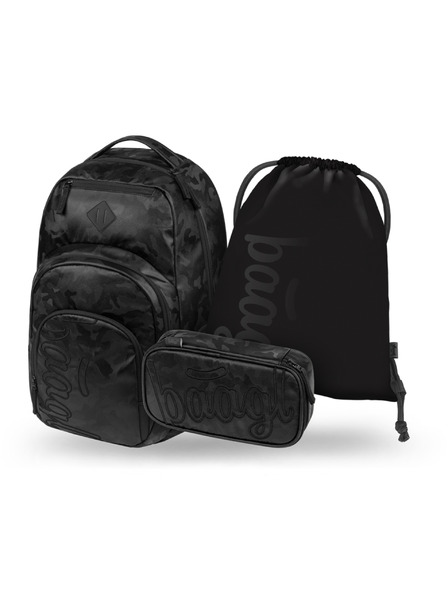 BAAGL  BAAGL SET 3 Coolmate Onyx: Rucksack, Etui, Beutel