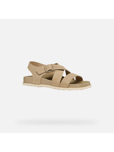 Geox Beige Damen-Sandalen Geox Sandybett