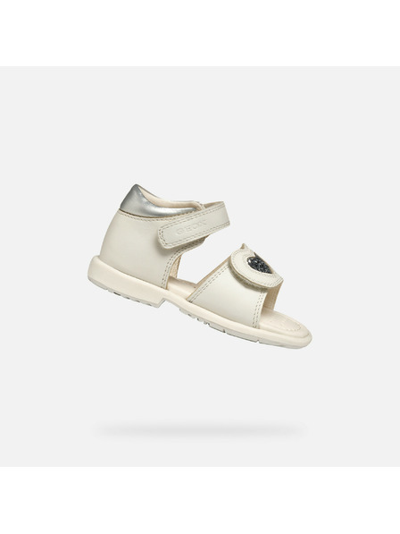 Geox Weiße Mädchen-Sandalen Geox Verred