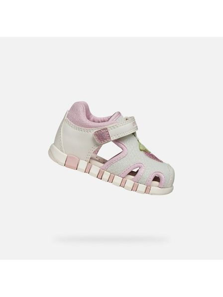 Geox Graue Mädchen-Sandalen für erste Schritte Geox Sandal Iupidoo