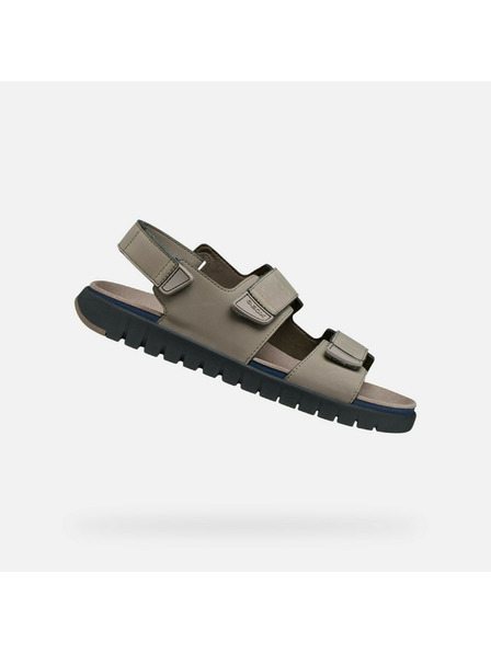 Geox Graue Herren-Sandalen Geox Flextride S