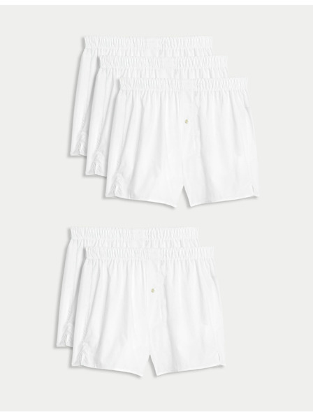 Marks & Spencer Marks & Spencer Herrenset mit fünf weißen Shorts