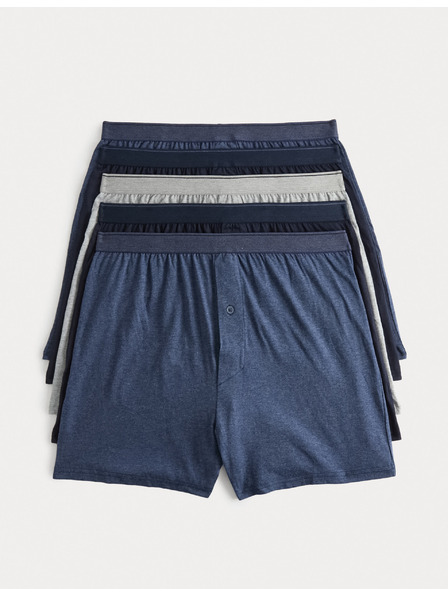 Marks & Spencer Boxershorts aus Baumwolljersey mit Cool & Fresh™-Technologie, 5 Stück Marks & Spencer marineblau