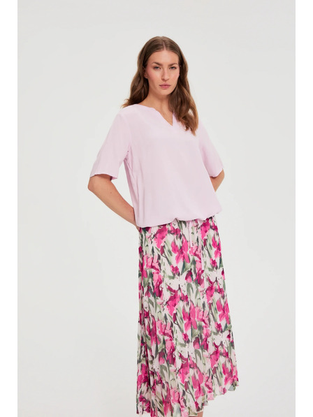 Moodo Rosa Hemd mit Kurzarm Moodo