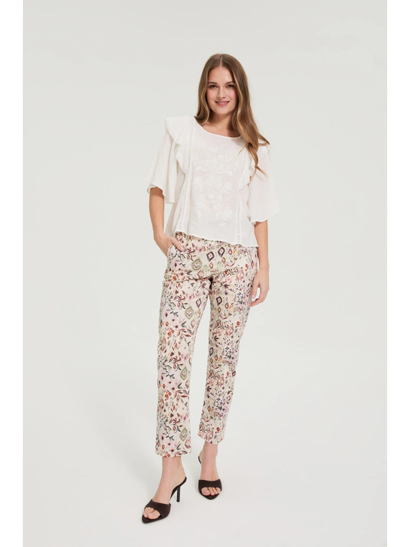 Moodo Hemd mit Rüschen weiß Moodo