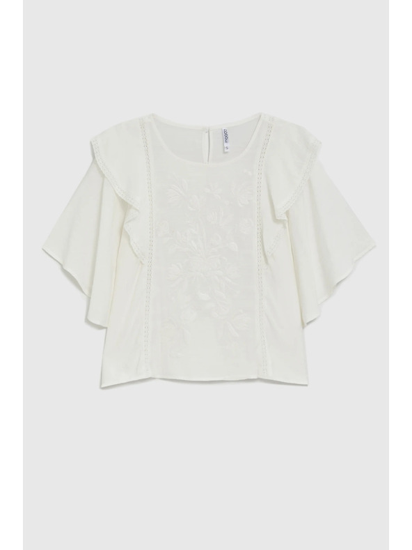 Moodo Hemd mit Rüschen weiß Moodo